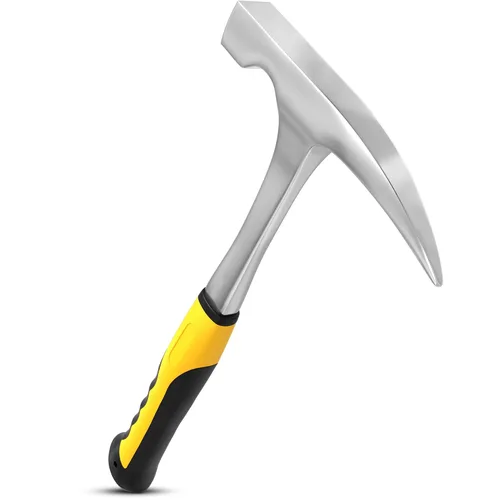 Vista 11 de Rubber Mallet Hammer 8 Oz, Soft Face Non-Marring Head (Orange)
