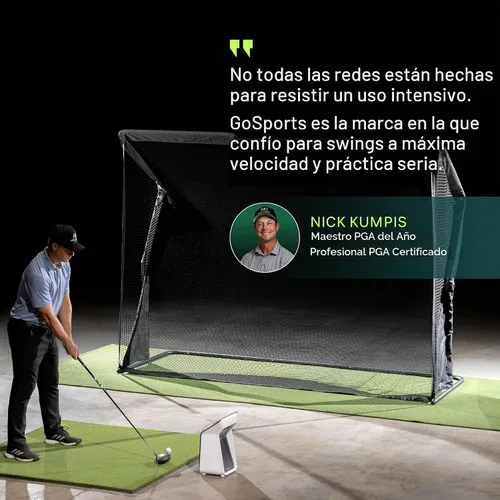 Vista 5 de GoSports Golf Net Elite - Steel Frame Practice Golf Hitting Nets