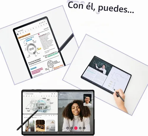 Vista 3 de Galaxy Tab S8 Ultra S Pen Reemplazo para Samsung Galaxy S8 S8 Plus S8 Ultra Touch Stylus S Pen (sin Bluetooth) + puntas + pin de expulsión (negro)