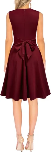 Vista 2 de FORTRIC Vestidos de invitada de boda para mujer 2023, verano, otoño, regreso a casa, formal