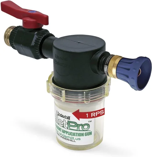 Vista 6 de Underhill PelletPro - Aplicador en línea para grifo de manguera de jardín, macho GHT de 3/4 pulgadas, hembra GHT de 3/4 pulgadas, conector