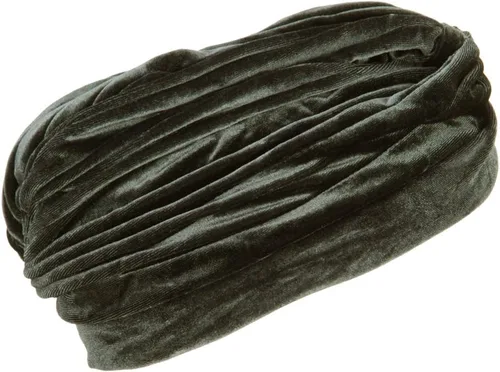 Vista 5 de Jeanne Simmons - Gorro turbante de terciopelo para mujer