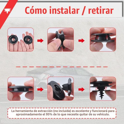 Vista 3 de OTUAYAUTO - 20 clips para alfombrillas de coche