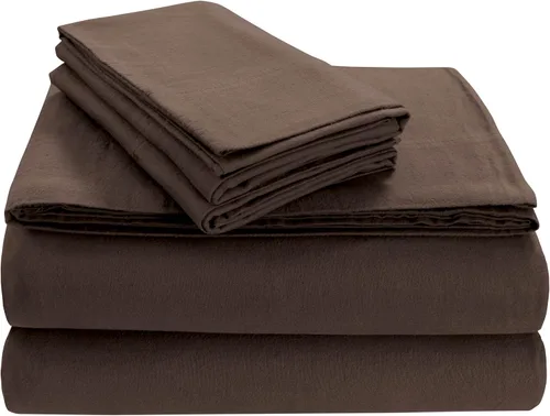 Vista 8 de Tribeca Living FL170EDPCSTCAS Fundas de almohada suaves de franela de algodón de 170-GSM, Cashmere, Estándar