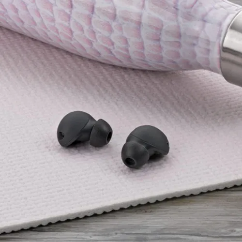 Vista 8 de Comply Almohadillas de repuesto de espuma viscoelástica, color negro, pequeño 3 pares, para Samsung Galaxy Buds2 Pro, antideslizante, máxima