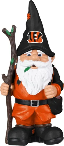 Vista 9 de FOCO NFL Team Logo Holding Stick Garden Statue Outdoor Gnome