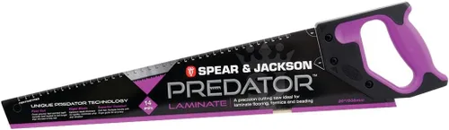 Vista 12 de Spear & Jackson Sierra de aislamiento, rango Predator Hoja de acero al carbono de 14 pulgadas para cortes limpios y de reducción de partículas