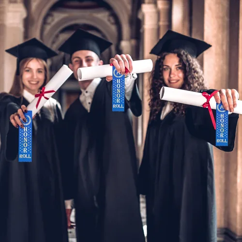 Vista 6 de Cindeer 100 cintas de premio a la carta de honor, mención honorífica, estilo marcapáginas, medalla, premio, premios e incentivos para estudiantes