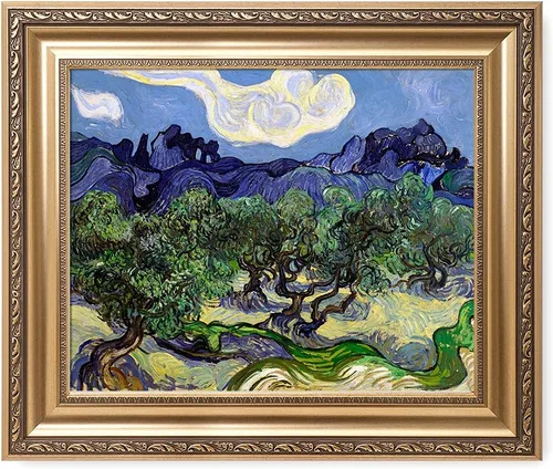 Vista 14 de IPIC - Campo de trigo con cuervos, reproducción artística de Vincent Van Gogh. Lienzo de giclée para decoración del hogar 10#F (20 x 16)