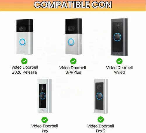 Vista 8 de Transformador de Timbre 24V Adaptador para Ring Video Doorbell, Fuente de Alimentación Cable C de 16.4 pies de Largo, Compatible con Ring, Nest