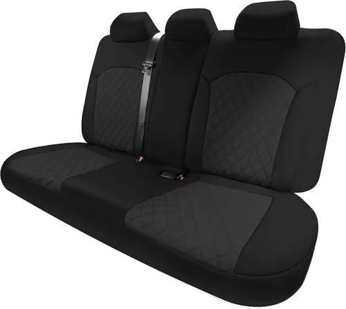 Vista 18 de FH Group Fundas de asiento de automóvil de ajuste personalizado específicamente hechas para Kia Forte 2019-2022, fundas de asiento de automóvil