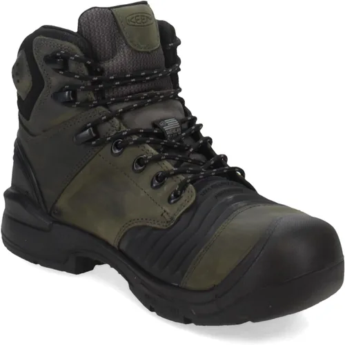 Vista 4 de KEEN Utility Men's Portland 6" Kbf Composite Toe Waterproof Work Boots