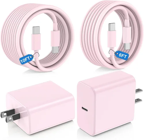 Vista 19 de Paquete de 2 bloques de cargador USB C de 100 W, adaptador de pared de Negro