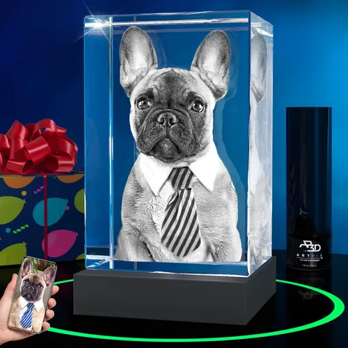 Vista 36 de ArtPix 3D Foto de cristal, regalos personalizados de Navidad para mujeres, esposa, ella, él, hombres, marido, abuela, gran regalo personalizado
