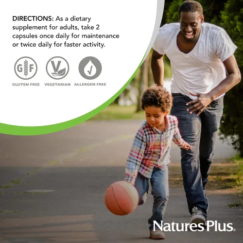 Vista 5 de NaturesPlus T Male - 60 cápsulas vegetarianas - Promueve la ganancia muscular y la resistencia, potenciador del estado de ánimo, sin gluten, 30
