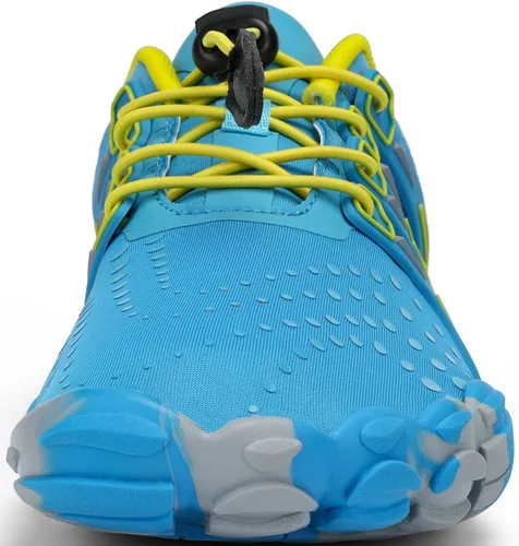 Vista 2 de Kricely Zapatos minimalistas para hombre, zapatos de entrenamiento con puntera ancha, suela cero caída