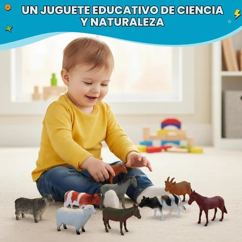 Vista 7 de Get Ready Kids Juego de animales de granja, multicolor, 5 a 6 pulgadas (870)