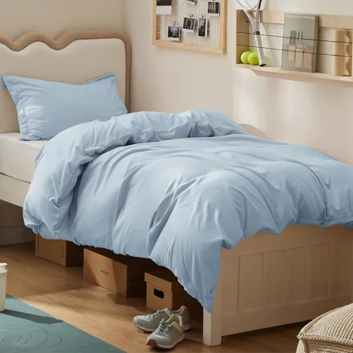Vista 79 de Bedsure - Juego de funda de edredón tamaño individual/individual XL - Juego de ropa de cama suave de microfibra cepillada doble para niños