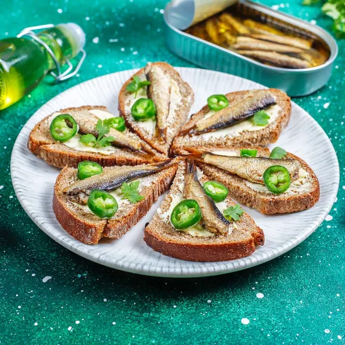 Vista 5 de Rustichella D' Abruzzo Filetes de anchoa en aceite de oliva virgen extra, 3.2 onzas