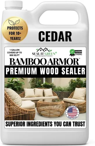 Vista 9 de Seal It Green Sellador de madera de bambú Sellador de madera prémium a base de plantas, no tóxico que ayuda a proteger todo tipo de madera de Nuez