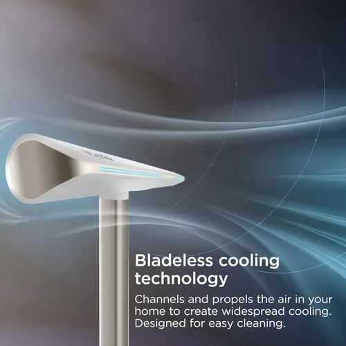 Vista 15 de Shark Ventilador TurboBlade XL: ventilador de torre sin aspas ultra personalizable, pivota, gira, oscila 180°, circula e impulsa el aire hasta 80