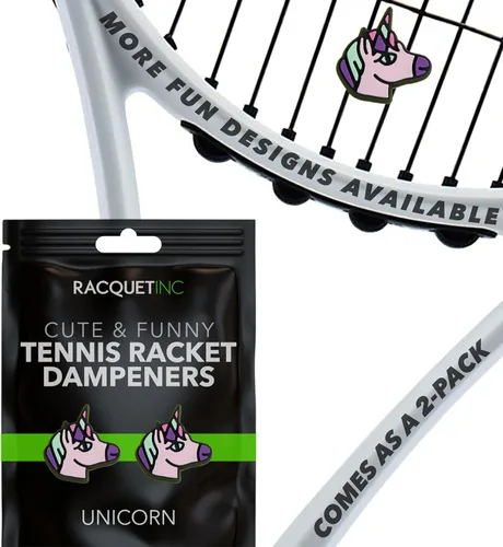 Vista 40 de Racquet Inc Regalos de Tenis - Amortiguadores de Vibración para Raqueta de Tenis - Absorbe Choques, Reduce la Vibración de las Cuerdas para Mejor