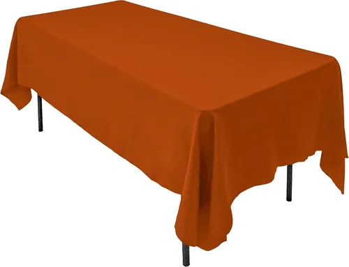 Vista 29 de AK TRADING CO. Mantel rectangular de poliéster de 60 x 102 pulgadas, fabricado en Estados Unidos, resistente a las arrugas, ignífugo, duradero