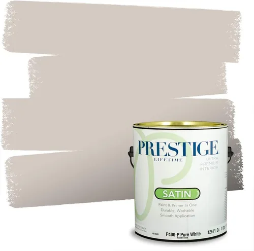 Vista 194 de PRESTIGE Pinturas Pintura Exterior e Imprimación en Uno, 1 Galón, Mate, Combinación Comparable de Sherwin Williams* Black Magic* SW6991-PCM