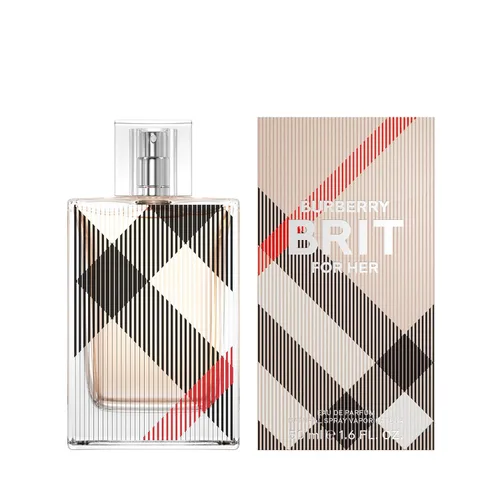 Vista 2 de Burberry Brit Eau De Parfum – Perfume floral para mujer – Con notas de pera helada, almendra azucarada y vainilla – Perfumes de lujo para mujeres