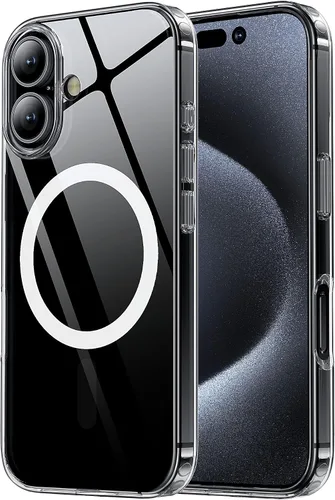 Vista 95 de Tigowos Funda Magnética para iPhone Air Compatible con MagSafe Resistente a Caídas de 16 Pies Cubierta Trasera con Sensación de Piel Mate a Prueba