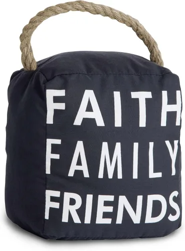 Vista 12 de Pavilion Gift Company 72151 Bless This Home - Tope para puerta, 5 x 6 pulgadas, gris, bronceado, beige y blanco