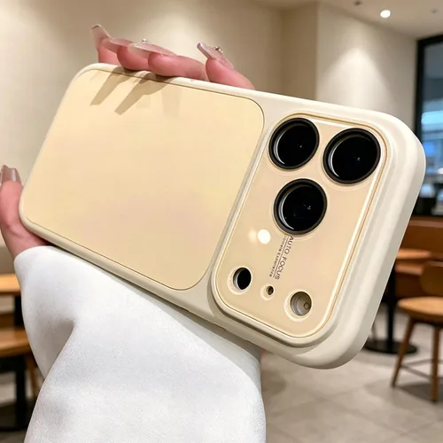 Vista 14 de Funda de silicona líquida para iPhone 17 Pro Max equipada con película protectora de lente, anticolisión suave al tacto y resistente a las manchas