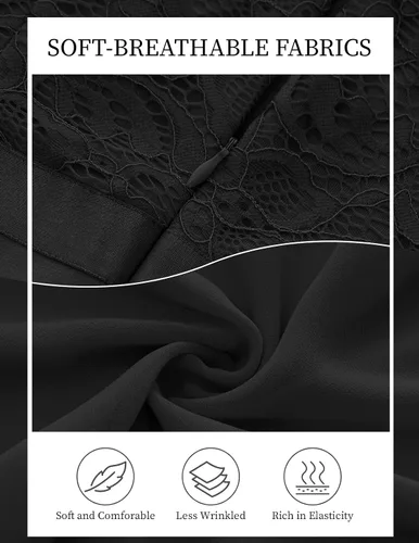 Vista 6 de DRESSTELLS Vestido formal para mujer, vestido de madre de la novia, invitada de boda, dama de honor, vestido largo de fiesta de graduación, vestidos
