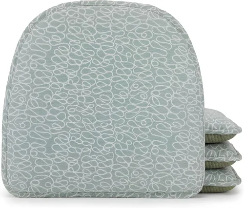 Vista 86 de Klear Vu Raindrop The Gripper - Cojines antideslizantes para silla, suaves y cómodos, almohadillas para asiento, almohadón para cocina, comedor u