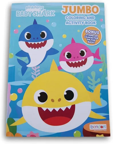 Vista 7 de Coloring Books Pinkfong Baby Shark - Libro jumbo (80 páginas)