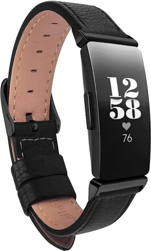 Vista 8 de Bandas de cuero compatibles con Inspire HR & Inspire & Inspire 2, mujeres y hombres, correa de accesorios compatible con Inspire 2/Inspire/Inspire