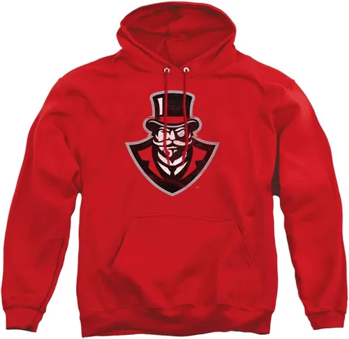 Vista 82 de Distressed College Primary Logo Adult Pullover Hoodie Collection 1 Universidad Estatal de Albany