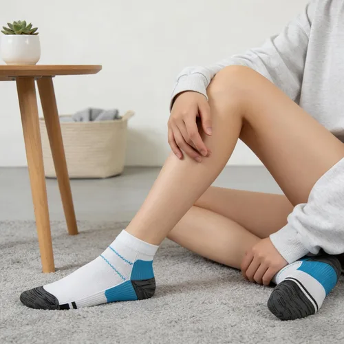 Vista 4 de CHARMKING Calcetines de compresión para mujeres y hombres, circulación de 15 a 20 mmHg, lo mejor para atletismo, correr, ciclismo, enfermera, uso