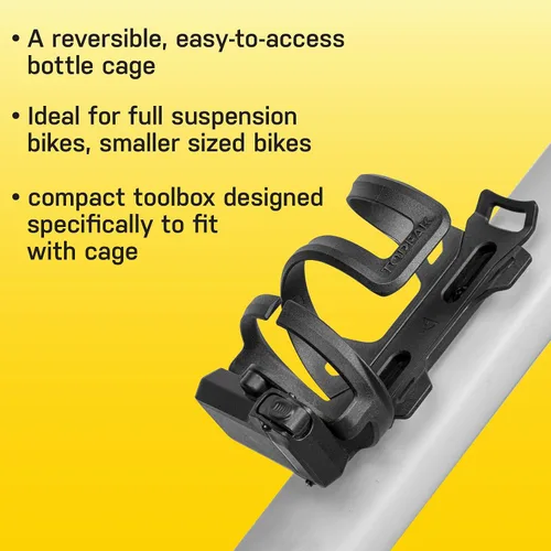 Vista 3 de Topeak DualSide Cage Pro with Optional Toolbox