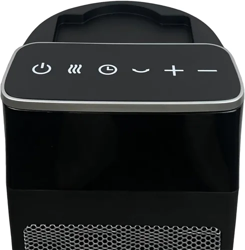 Vista 6 de Calefactor de cerámica oscilante digital de lujo de 30 pulgadas con termostato ajustable, control remoto y protección de seguridad