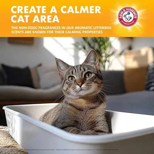Vista 3 de Arm & Hammer Cristales Perfumados para Cajas de Arena para Mascotas, Manzanilla Calmante, Calma el Estado de Ánimo con Cada Uso; Cristales