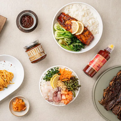 Vista 8 de K Kurious Pantry Chogochujang, pasta de chile rojo coreano con vinagre, salsa, condimento, aderezo, salsa, sin harina, sin azúcar añadida, sin