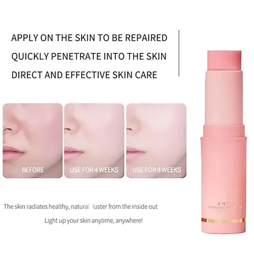 Vista 6 de Grospe Barra hidratante todo en uno, hidratante facial de bálsamo múltiple de rebote antiarrugas, hidratante facial diario para reducir las líneas