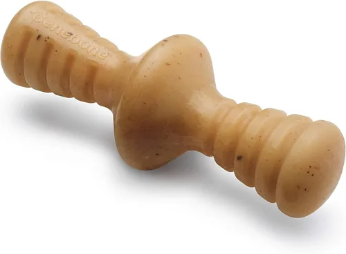 Vista 40 de Benebone Bone - Juguete masticable duradero para perros para masticadores agresivos, tocino real, fabricado en Estados Unidos, pequeño
