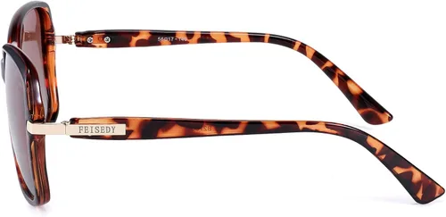 Vista 8 de FEISEDY Lentes de sol polarizados para mujer, marco de color elegante y moderno para mujer, protección UV400 B2760