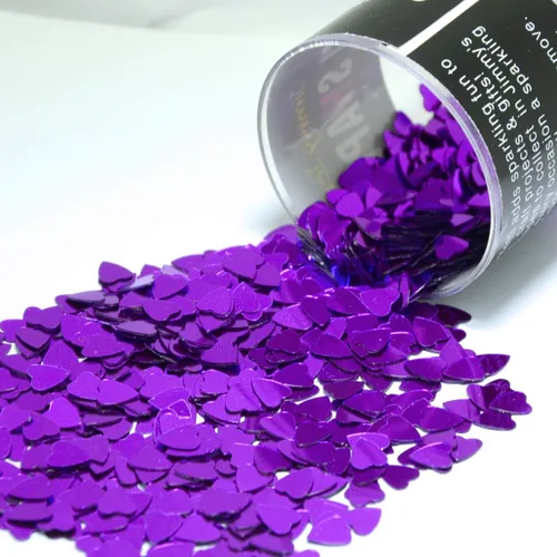 Vista 20 de Confetti Heart 1/4" Baby Mix - Paquete al por menor #8637 QS0