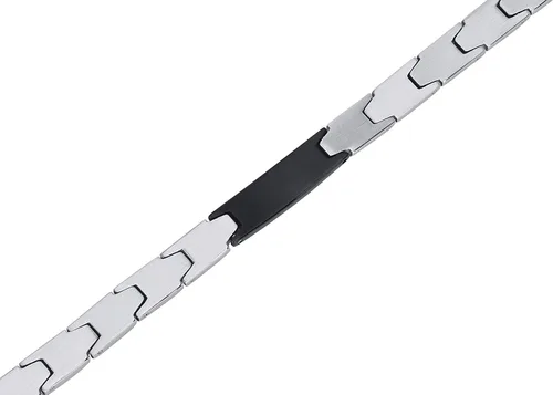 Vista 5 de Brazaletes Smarter LifeStyle elegantes, acero de grado quirúrgico, para pareja