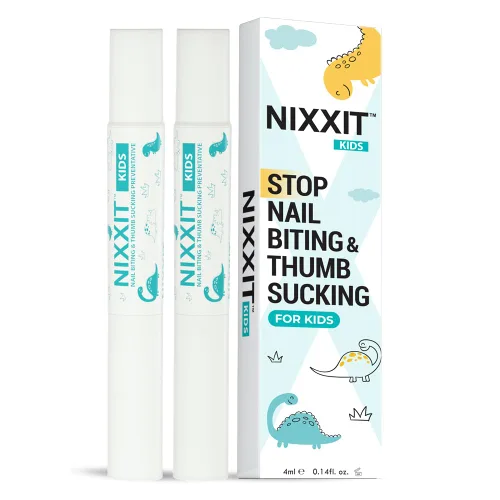 Vista 10 de NIXXIT Prevención de mordeduras de uñas para niños, disuasorio para chupar el pulgar para niños, niños pequeños, niños – Bolígrafo de esmalte