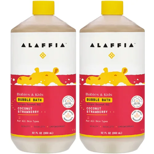 Vista 15 de Alaffia baño de burbujas de coco para bebé