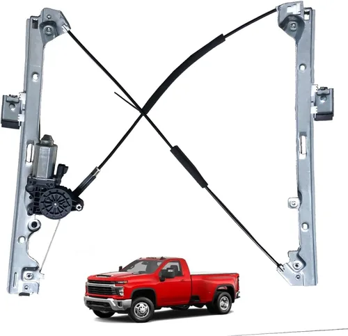 Vista 10 de SHOWSEN 741-444 Regulador de ventana trasera del lado del conductor con motor, compatible con Avalanche GMC Yukon XL 07-13, Cadillac Escalade ESV